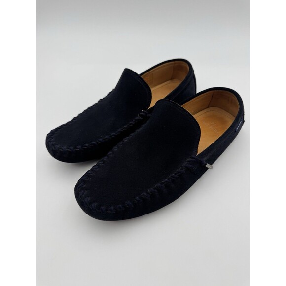 Paul Smith Men’s Navy Suede Loafers Leather Shoes US Size 7 main image 10